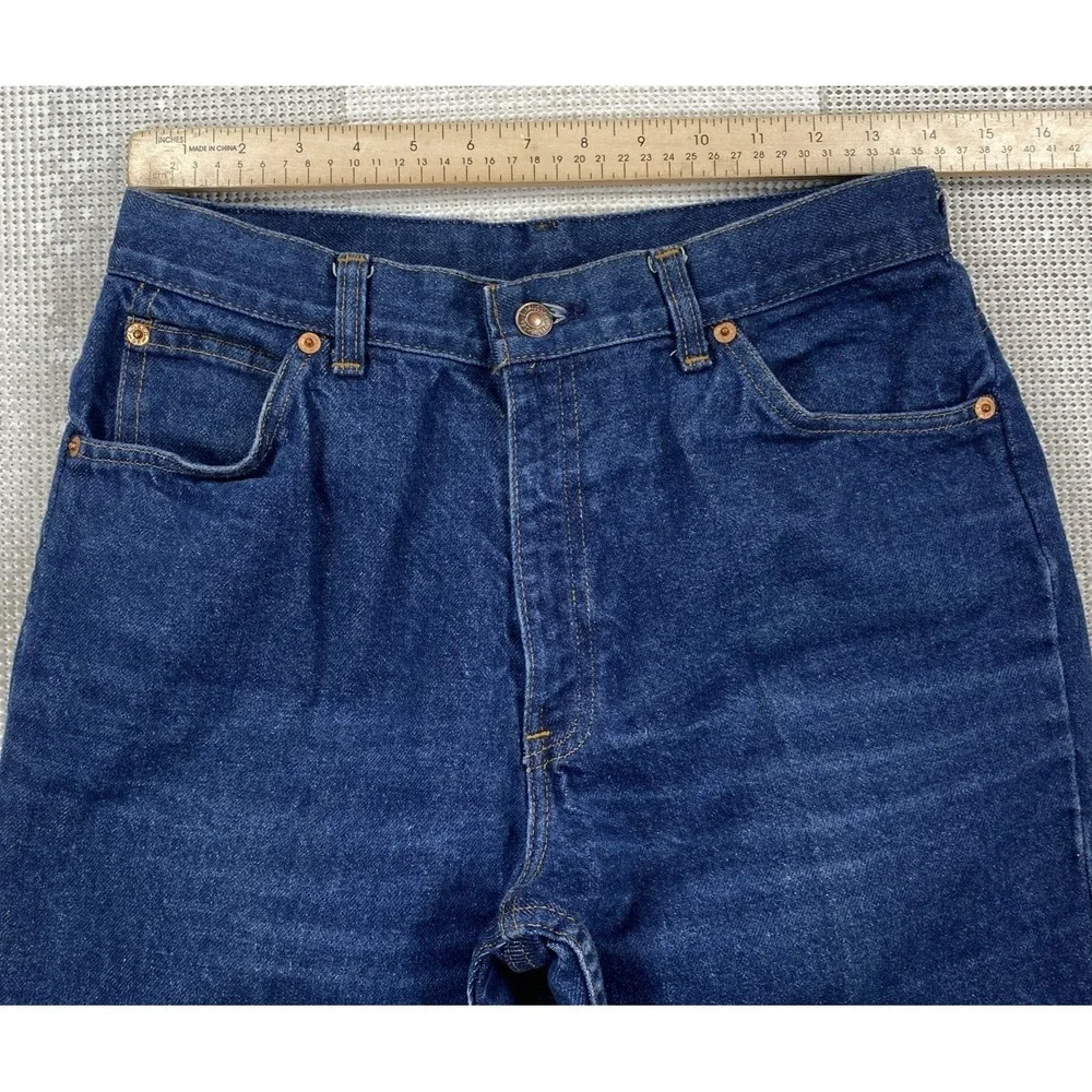 Vintage Levi's White Tab Blue Denim Jeans 30x28‎